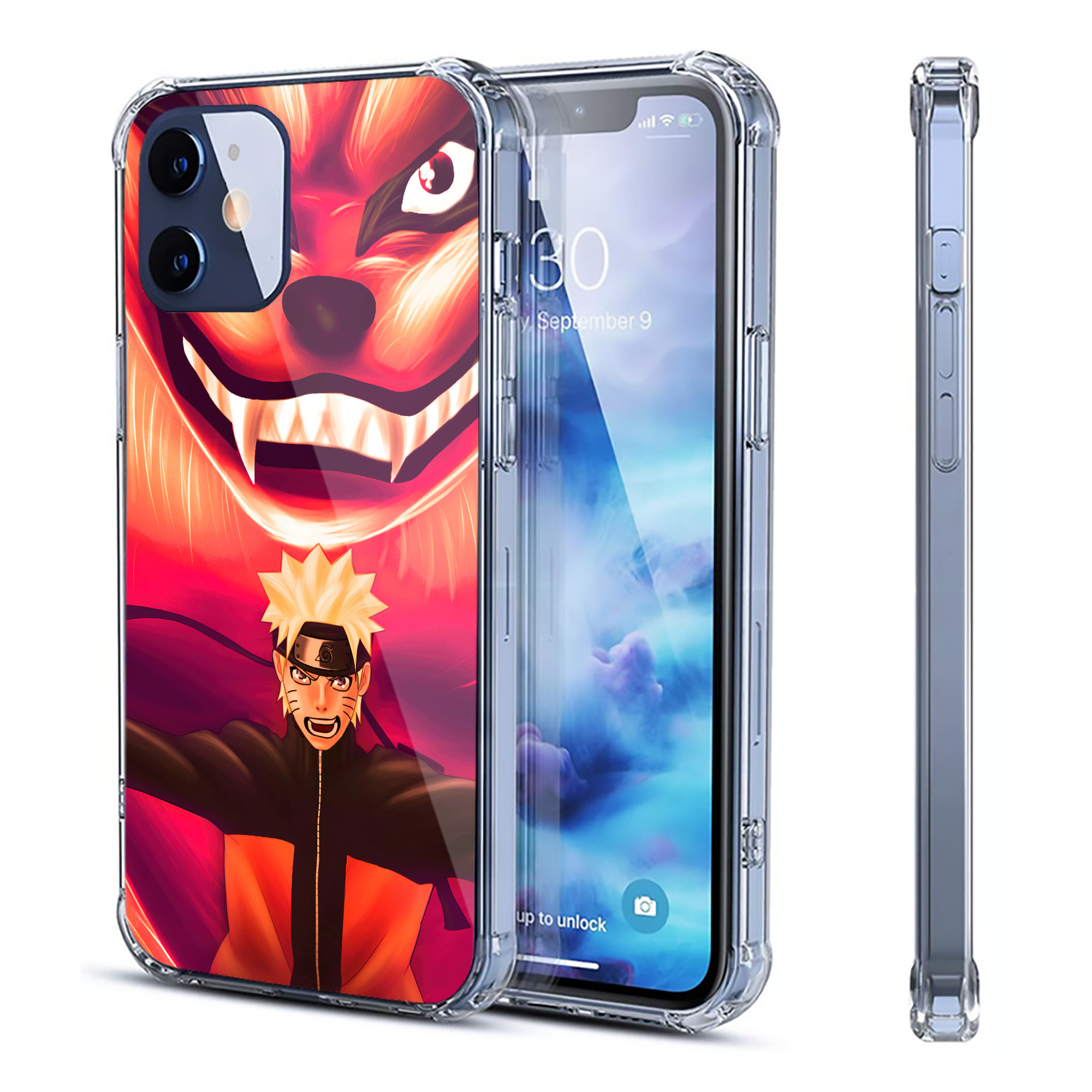 （画像用） NARUTO -ナルト- NARUTO -ナルト- 疾風伝 【iPhone 12シリーズ対応】透明スマホケース（クリアソフトケース）
